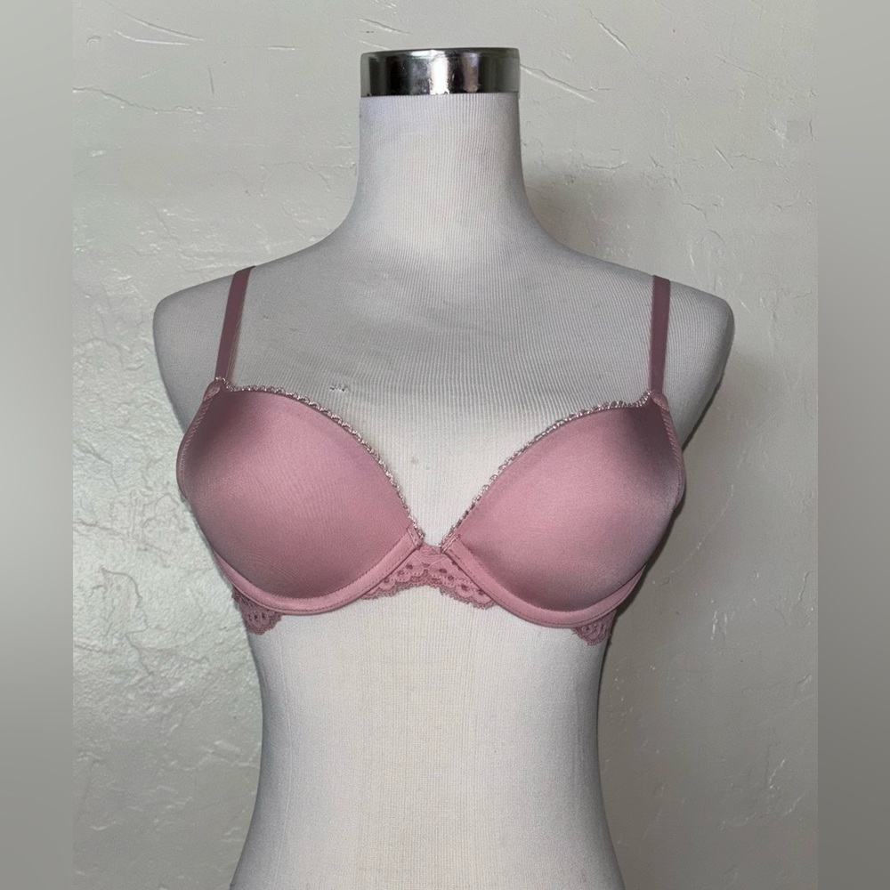 Victoria's Secret Pink Padded Underwire Bra Dream Angels Push Up